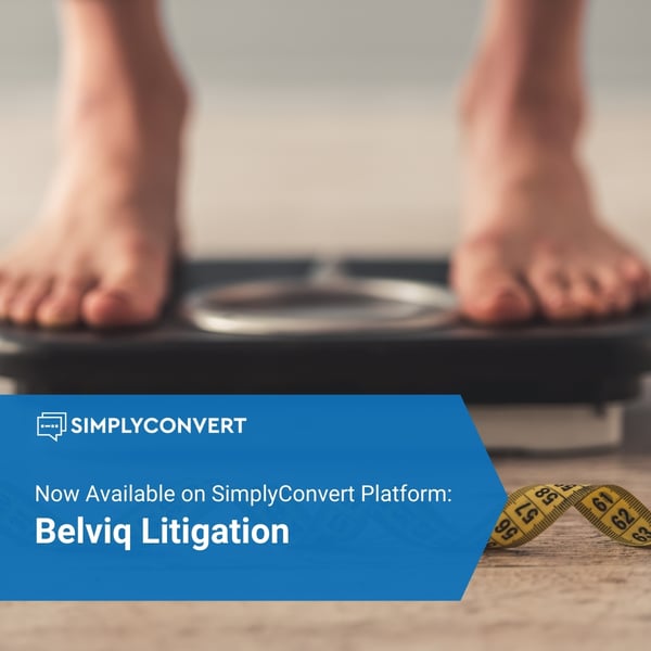 Belviq Cancer Litigation