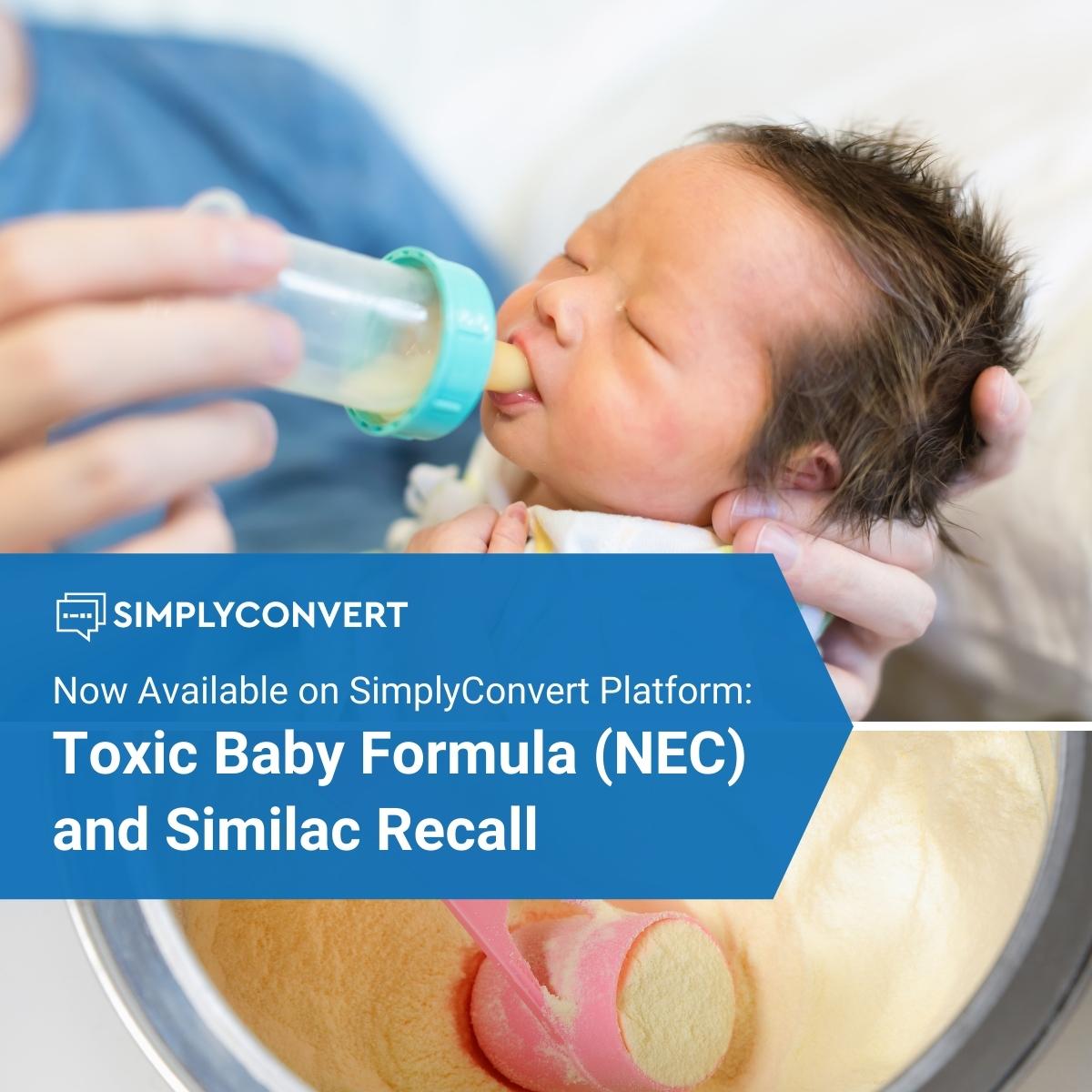 toxic baby formula (necrotizing enterocolitis) and Similac recall